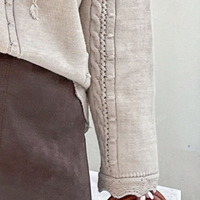 Gebreide Bloementrui voor Dames - Emma