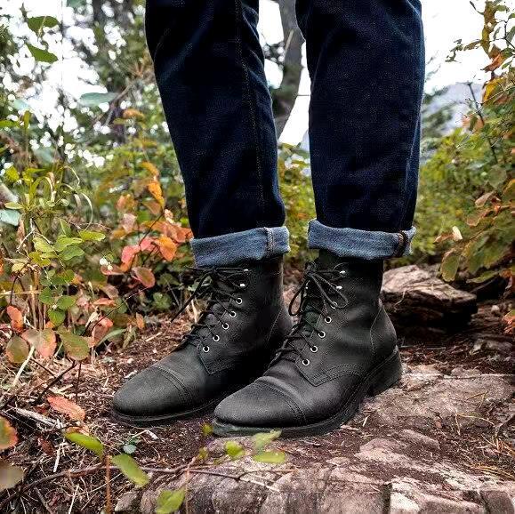 Retro Heren Veterschoenen waterdicht met antislipzool - Damian