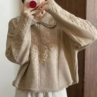 Gebreide Bloementrui voor Dames - Emma