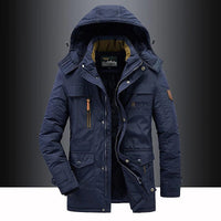 Herrenparka mit Fleece-Futter – Leventis