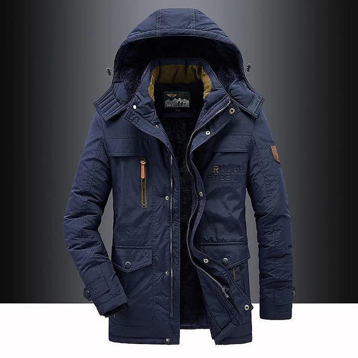 Herrenparka mit Fleece-Futter – Leventis