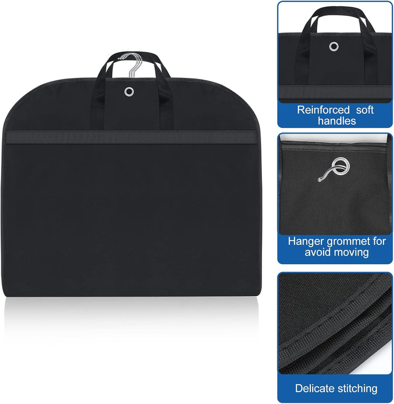 Waterproof Oxford Garment Bag – Suit Cover with Insert & Pockets (Buy 1, Get 1 FREE)