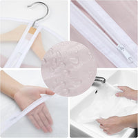 PEVA kledinghoezen set – 24 hangende kledinghoezen in 3 maten