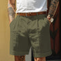 Stilvolle Leinen-Baumwoll-Herrenshorts – Milan