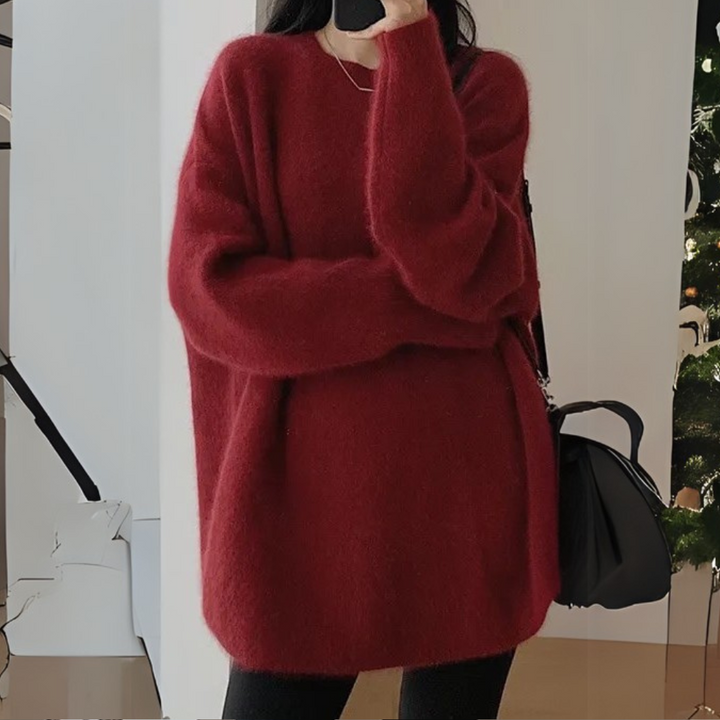Bequemer Gestrickter Damenpullover - Noor