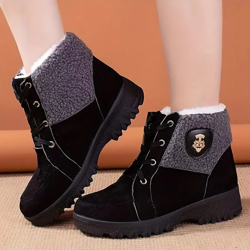 Warme gefütterte Winterstiefel für Damen - Sienna