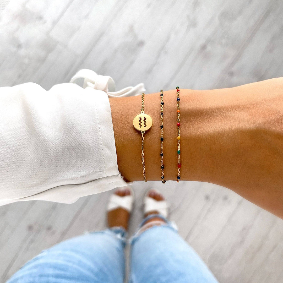 Stilvolles Sternzeichen-Armband - Lyra