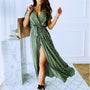 Bruna Boho Kleid | Maxikleid mit sexy Schlitz