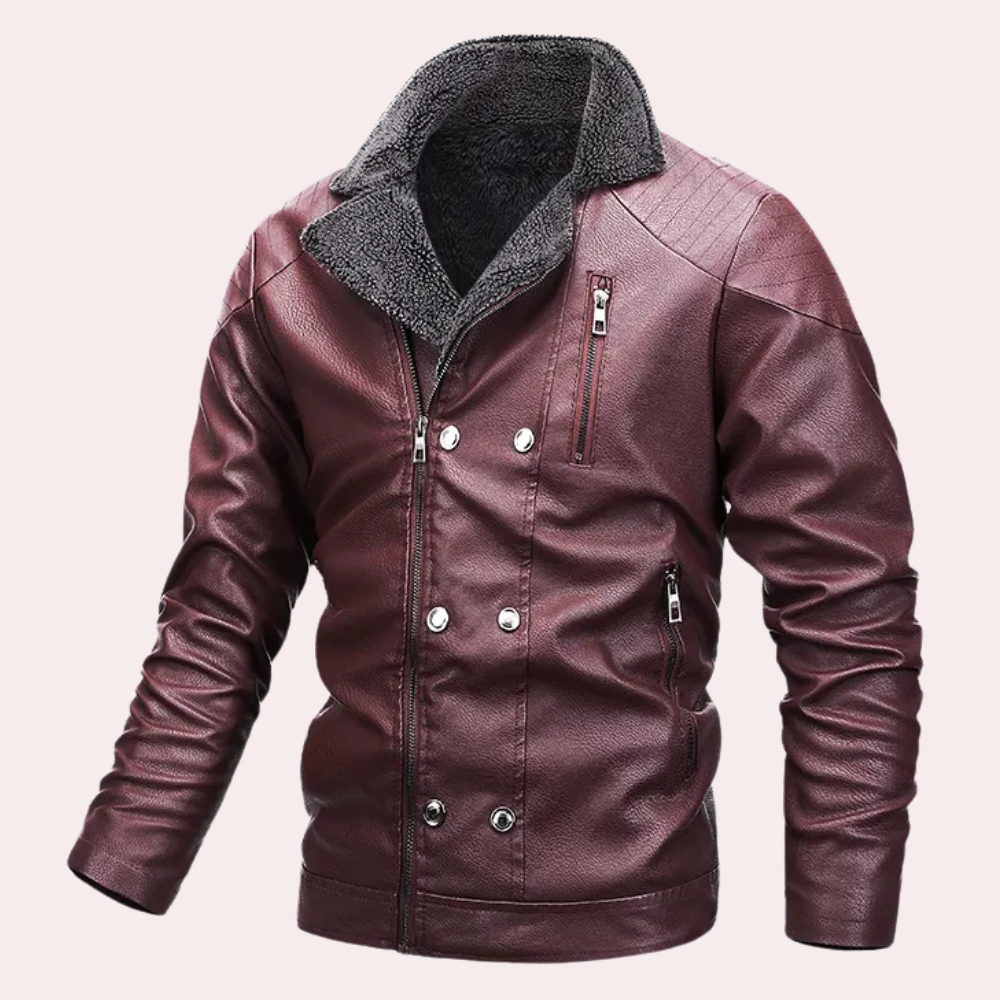 Robuste Herren-Motorradjacke mit funktionalem Design - Ronan