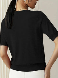 Damen Pullover mit kurzen Ärmeln – Mila