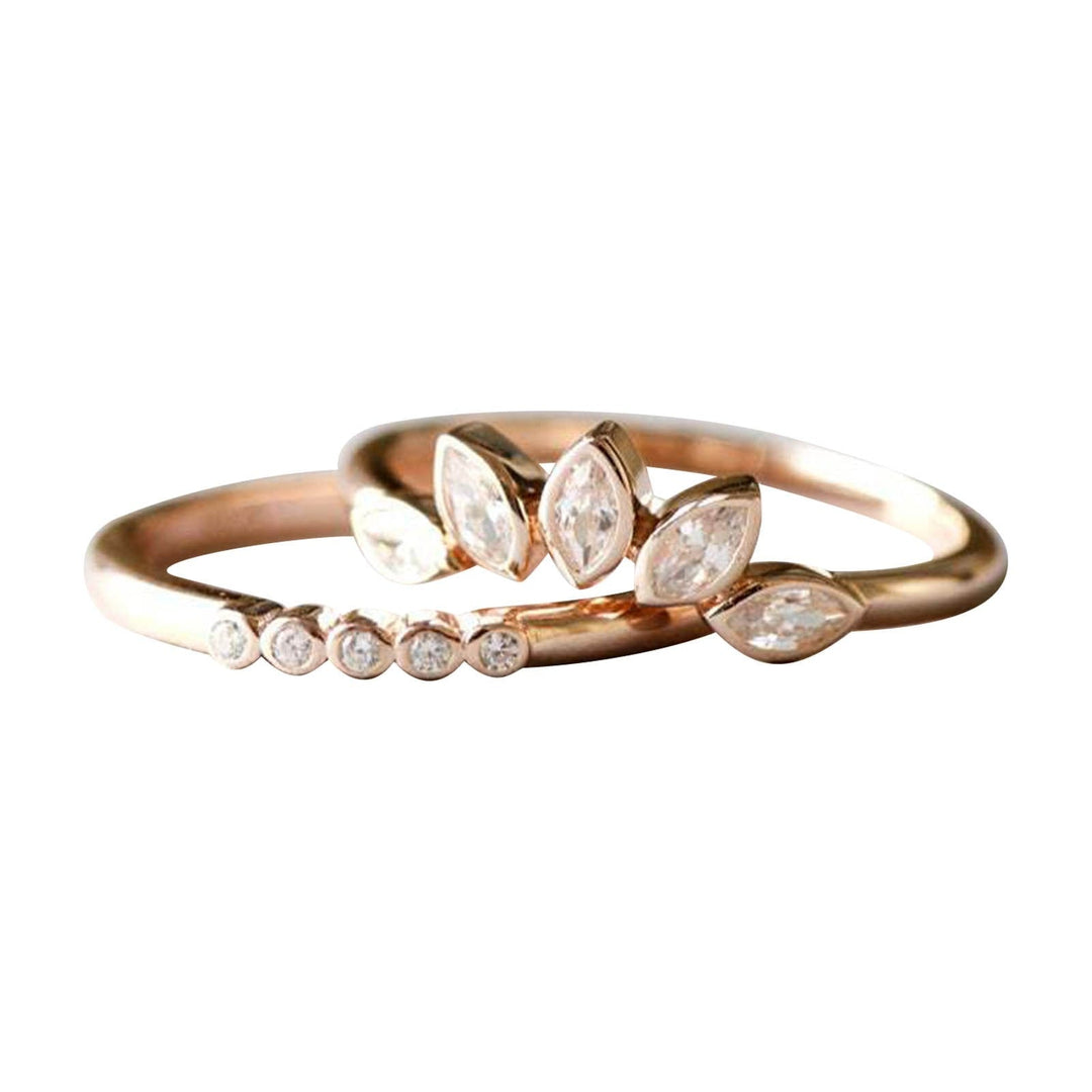 Crystal Ring | 2 In 1 Ring