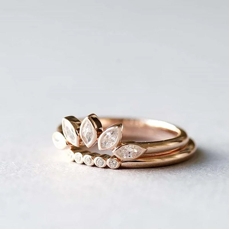 Crystal Ring | 2 In 1 Ring