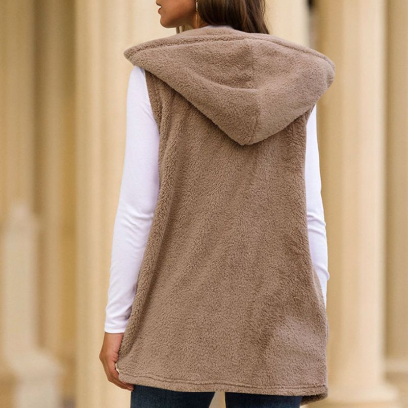Ärmellose Fleecejacke