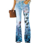 Flare-Jeans mit 4 Knöpfen