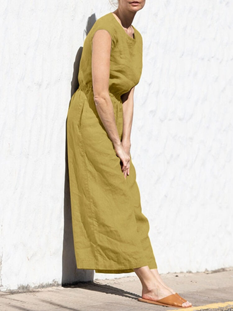 Sarah Jumpsuit | Linnen Jumpsuit