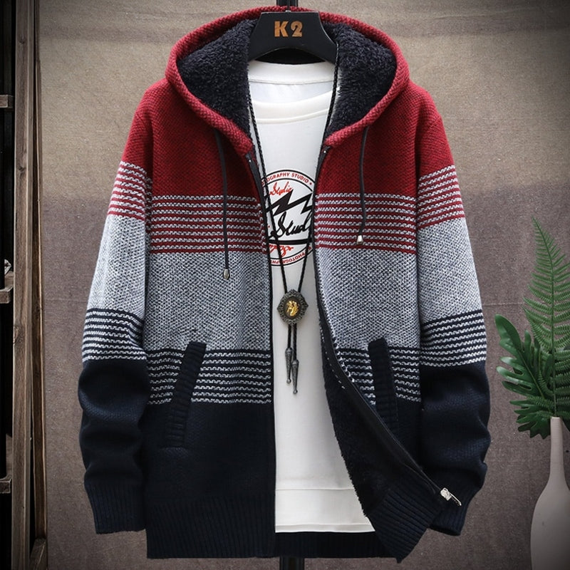 AidansVest I Grofgebreide Vest Voor Heren