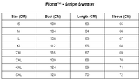 Fiona™️ - Stripe Sweater