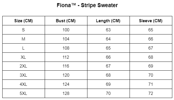 Fiona™️ - Stripe Sweater