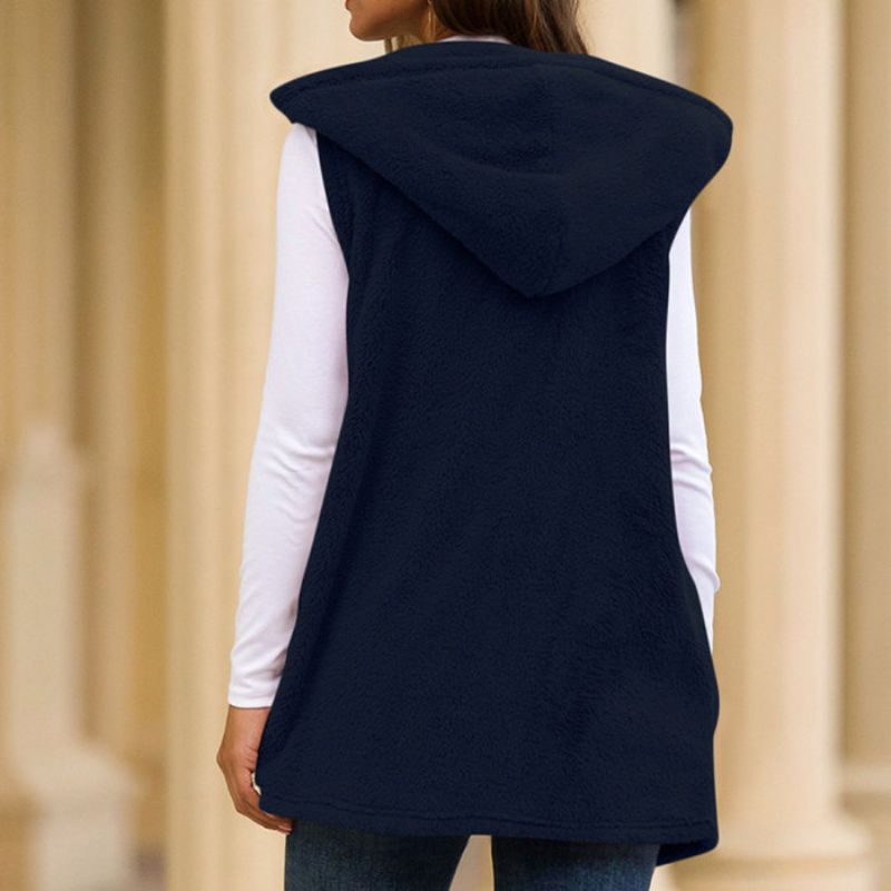 Ärmellose Fleecejacke