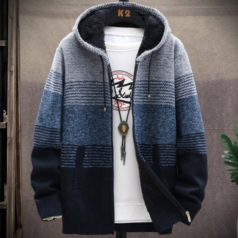 AidansVest I Grofgebreide Vest Voor Heren