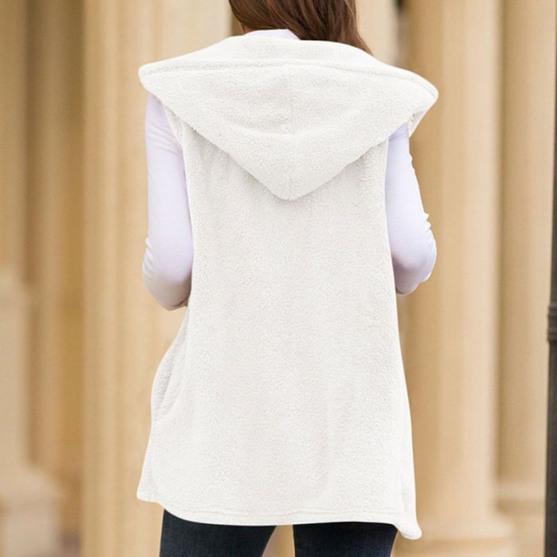 Ärmellose Fleecejacke