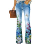 Flare-Jeans mit 4 Knöpfen