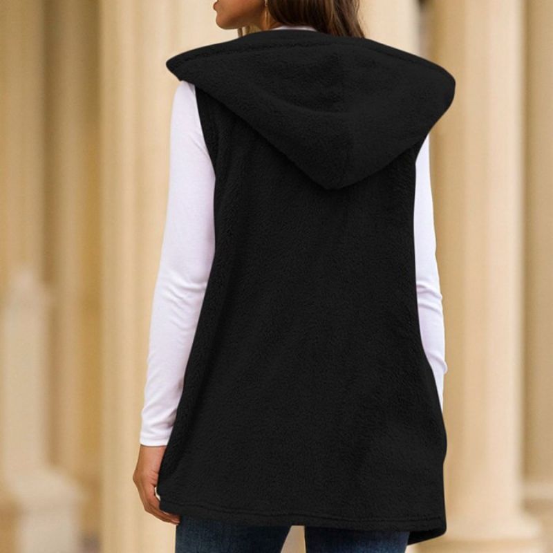 Ärmellose Fleecejacke
