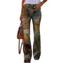 Flare-Jeans mit 4 Knöpfen