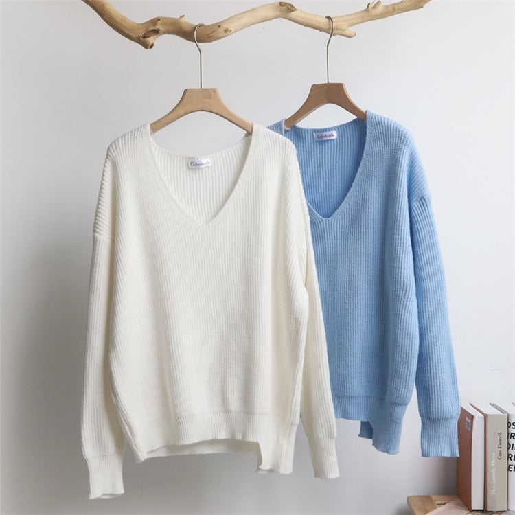 HeleensShirt I Pullover mit V-Ausschnitt für Damen