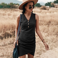 Veerle Dress | Ruches Jurk