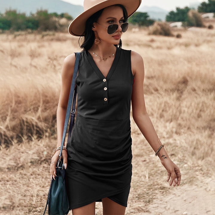 Veerle Dress | Ruches Jurk