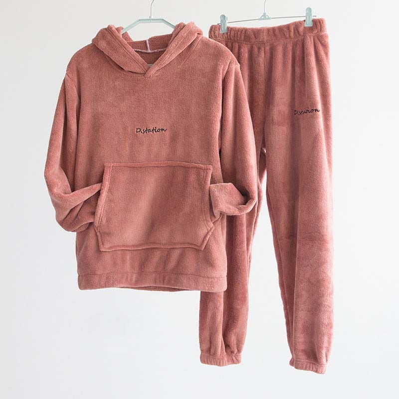 Winter Pajamas Set Women Loungewear