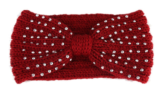 Knitted Bow Bandeau