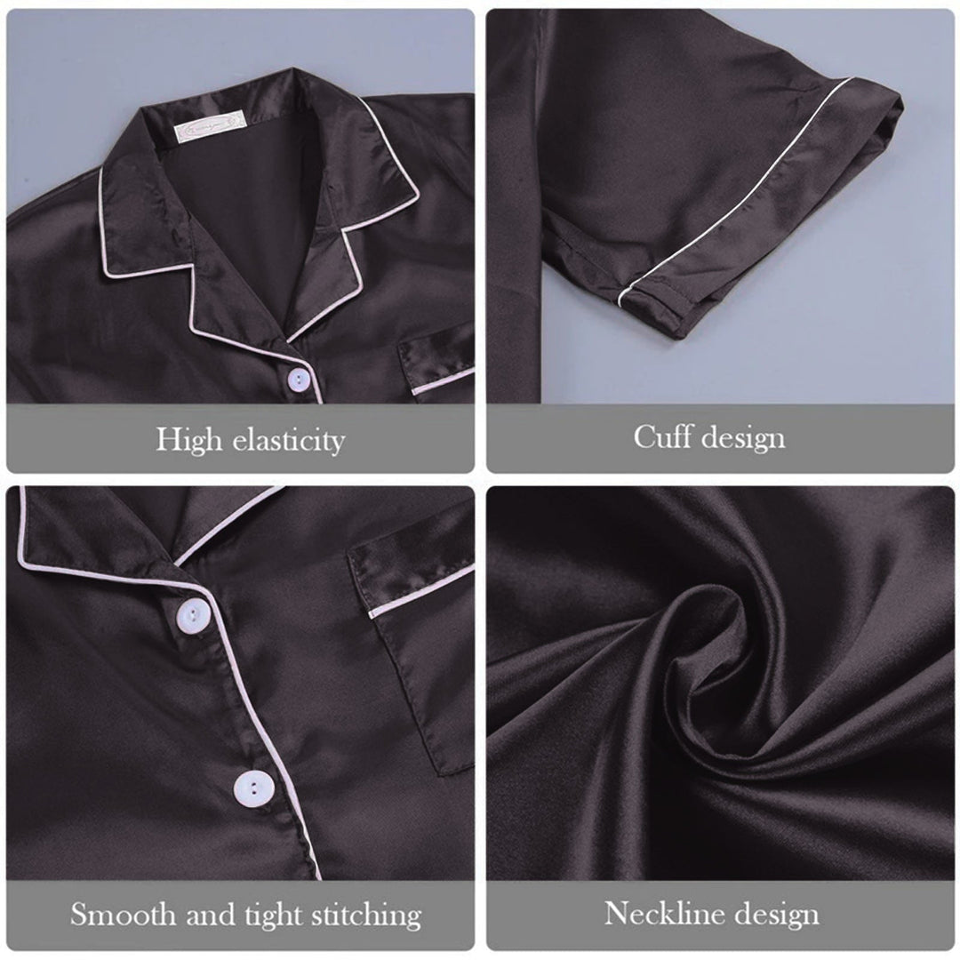 NessasPyjama I Satijnen Pyjama Voor Dames