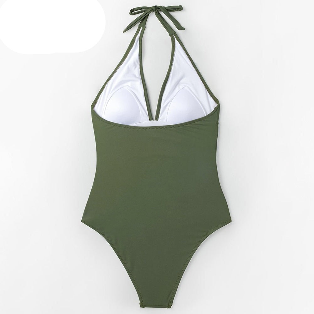 Georgia Swimsuit | Badeanzug mit V-Ausschnitt