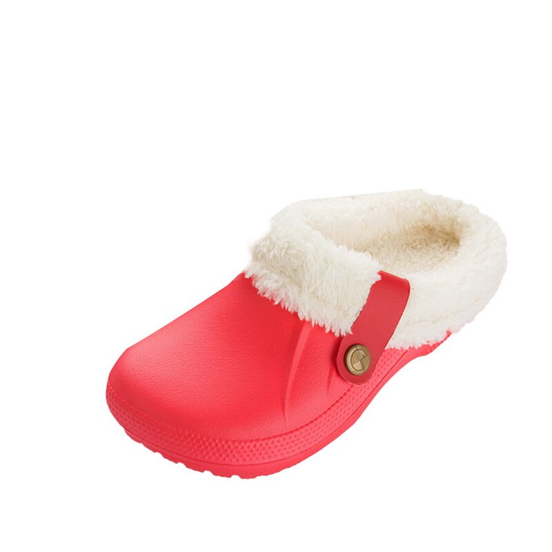 Waterproof Plush Home Shoes