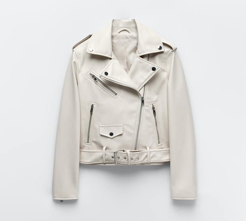 Stoere Lerenjack voor dames