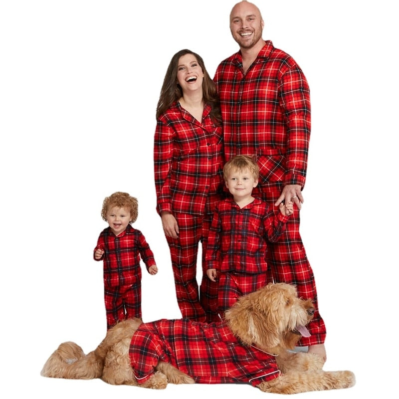 Christmas Family Clothes Sets Long