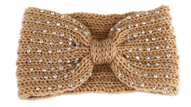 Knitted Bow Bandeau