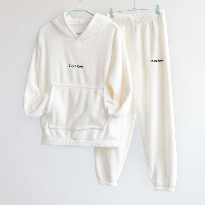Winter Pajamas Set Women Loungewear