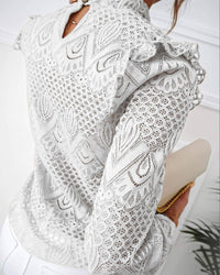 LisaBlouse I Blouse Met Rouches Voor Dames