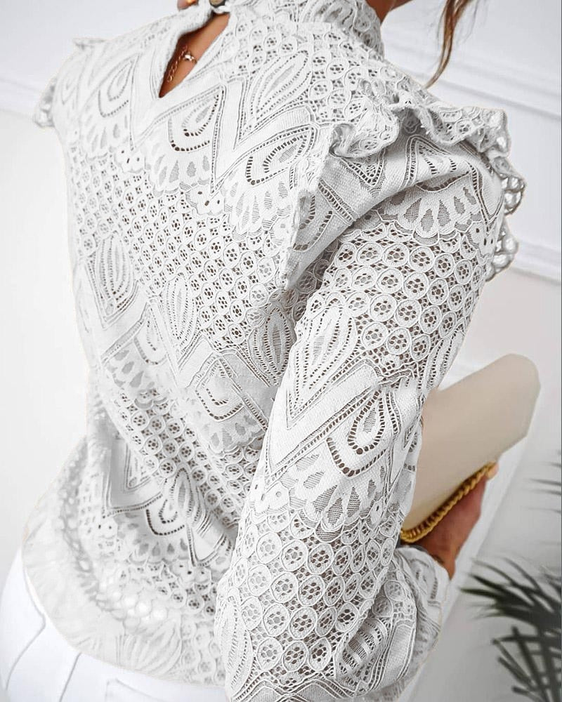 LisaBlouse I Blouse Met Rouches Voor Dames
