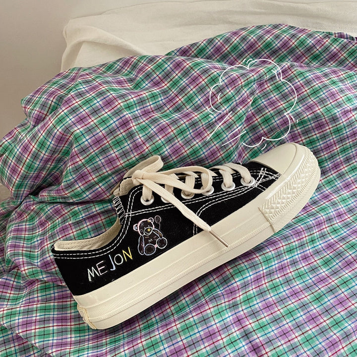 OtteliensSneaks I Hoher Canvas-Schuh Mit Aufdruck