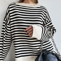 StripeSweater™: Sweater Voor Dames