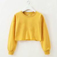 CrystalsShirt I Crop-Pullover für Damen
