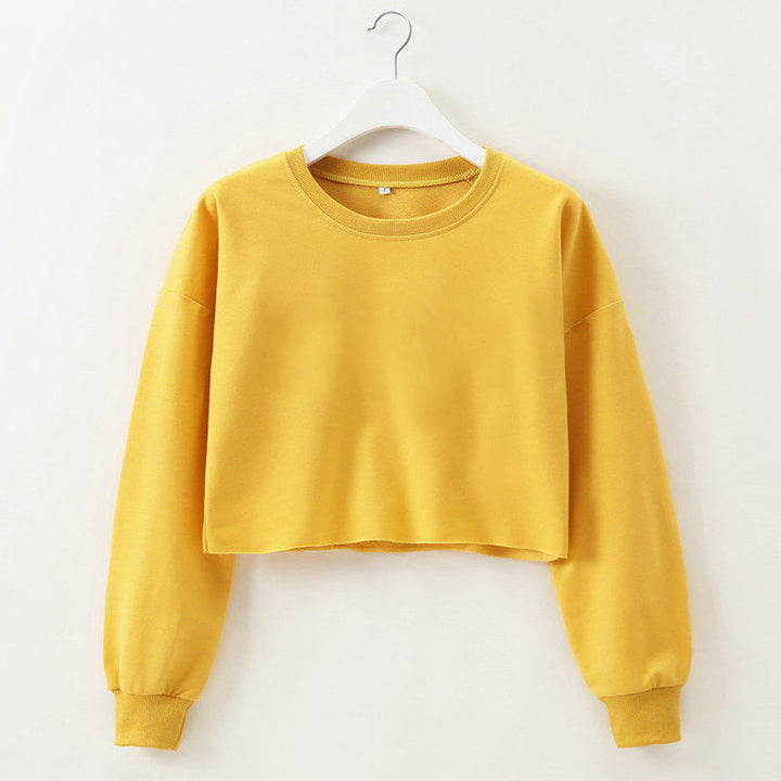 CrystalsShirt I Crop-Pullover für Damen