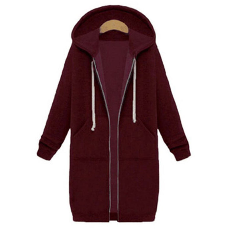 Lange jas met capuchon™: Voor dames