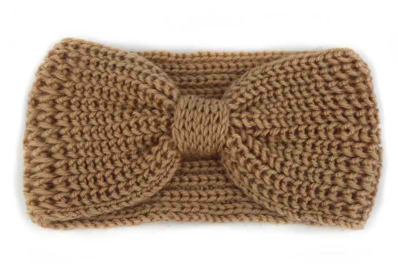 Knitted Bow Bandeau