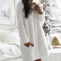 Warmes Winterkleid