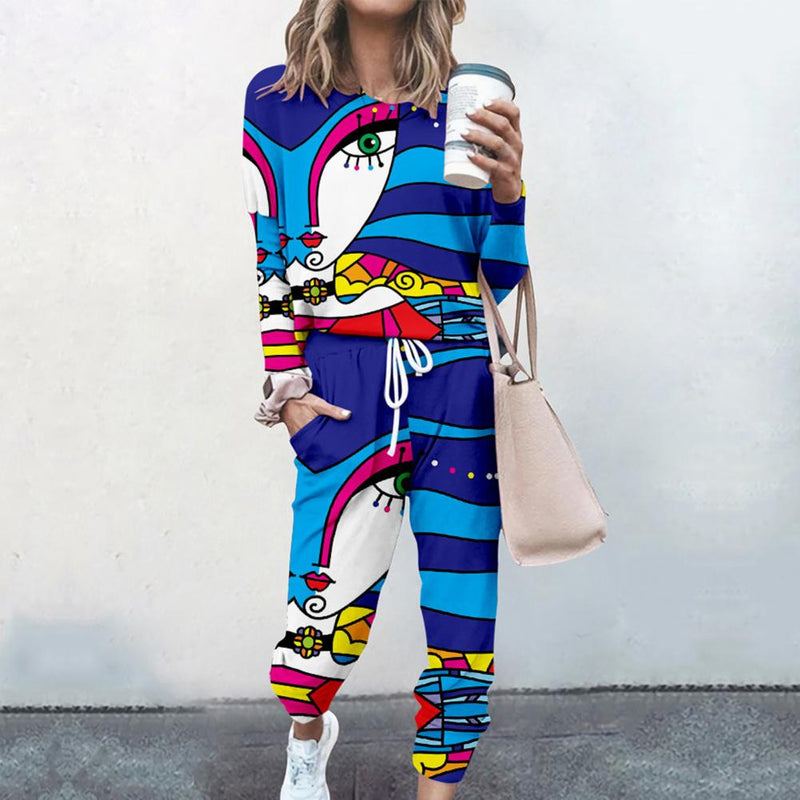 Trainingspak met artiestiek design